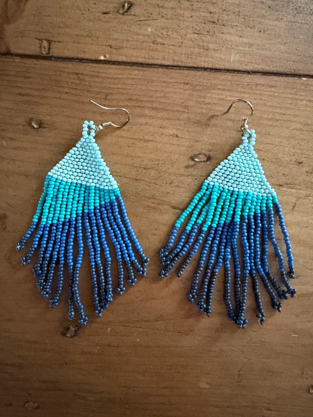 Ink + Alloy seed bead earrings